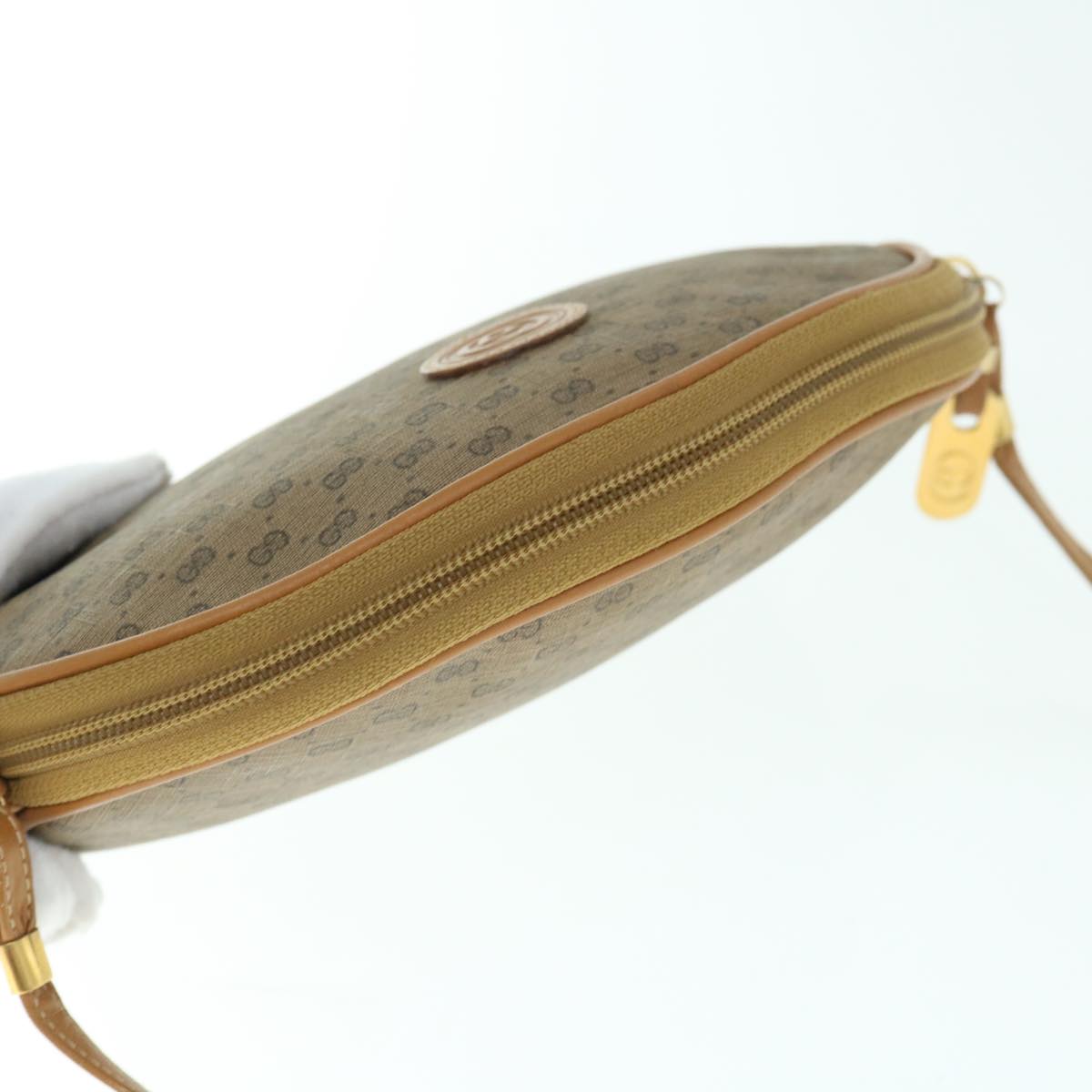 Gucci Beige Canvas Shoulder Bag