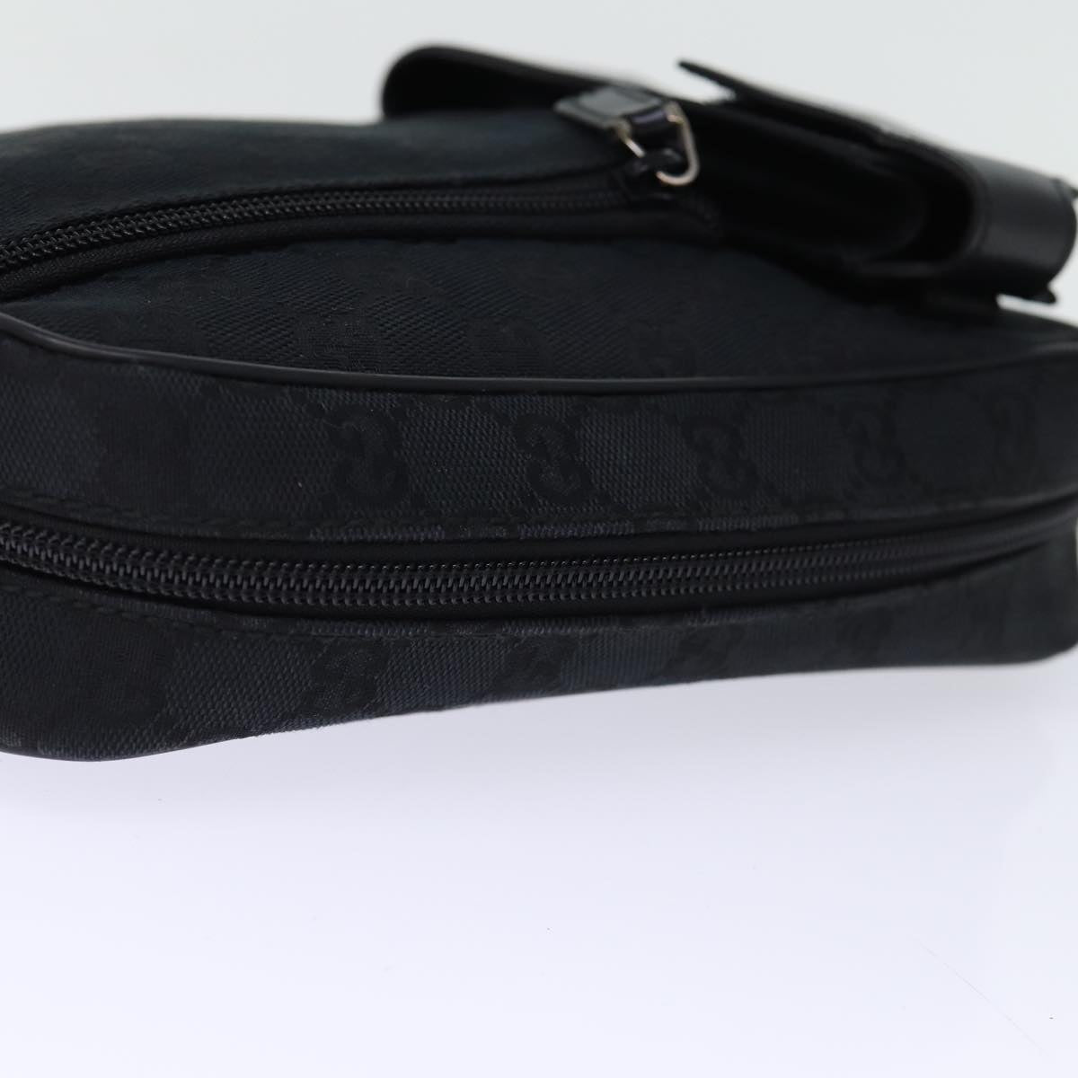 Gucci Gg Canvas Black Canvas Clutch Bag