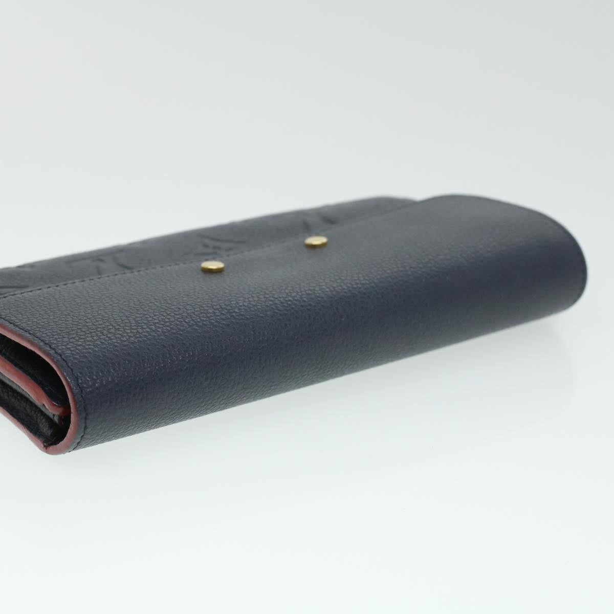 Louis Vuitton Navy Leather Pont Neuf wallet accessories