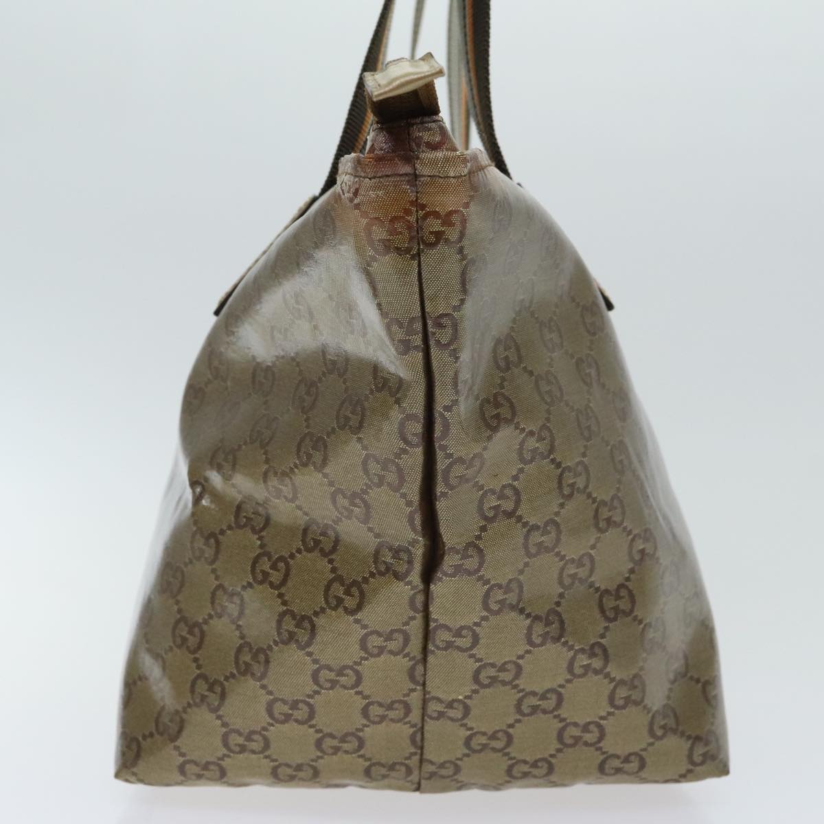 Gucci Sherry Beige Canvas Handbag