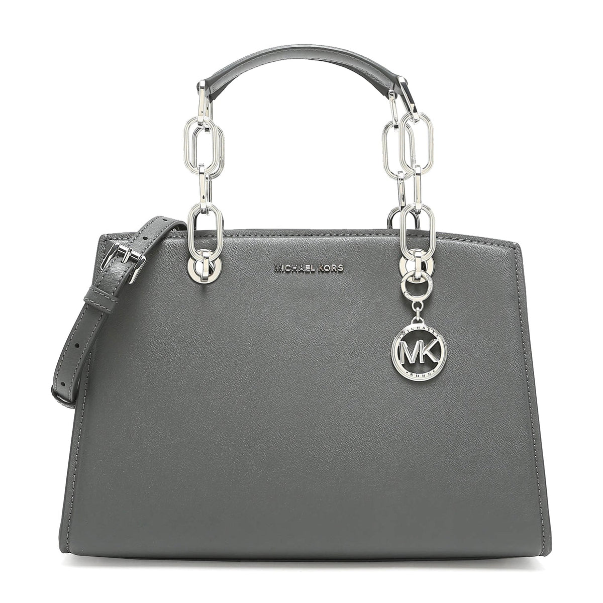 Medium Cynthia Logo Lettering Tote Bag