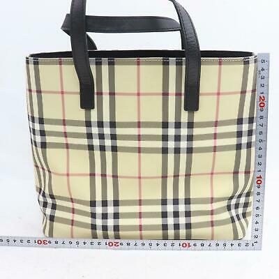 Indistinguishable Burbe**y London Tote Bag Beige PVC (SHC1-14338)
