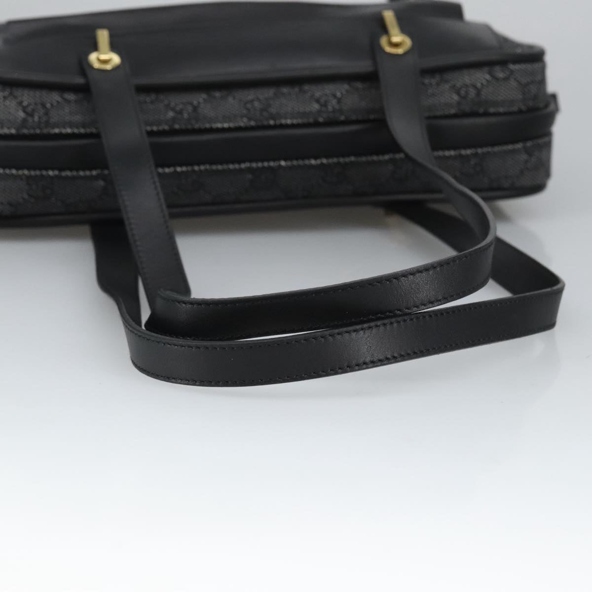 Gucci Gg Canvas Black Canvas Shoulder Bag