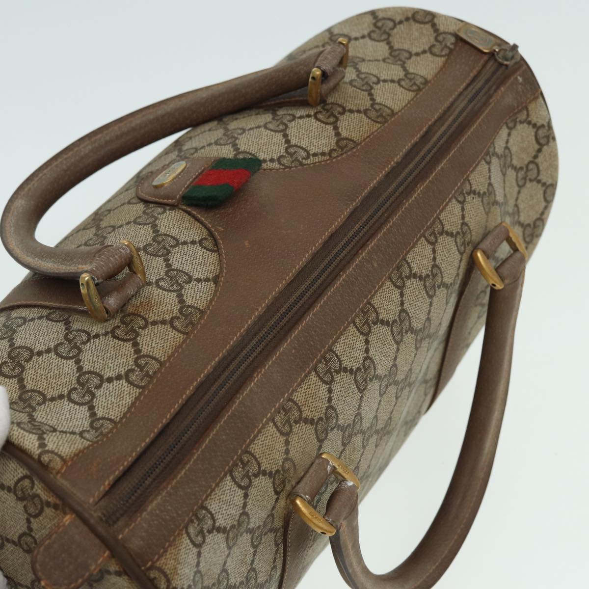 Gucci Ophidia Beige Canvas Travel Bag