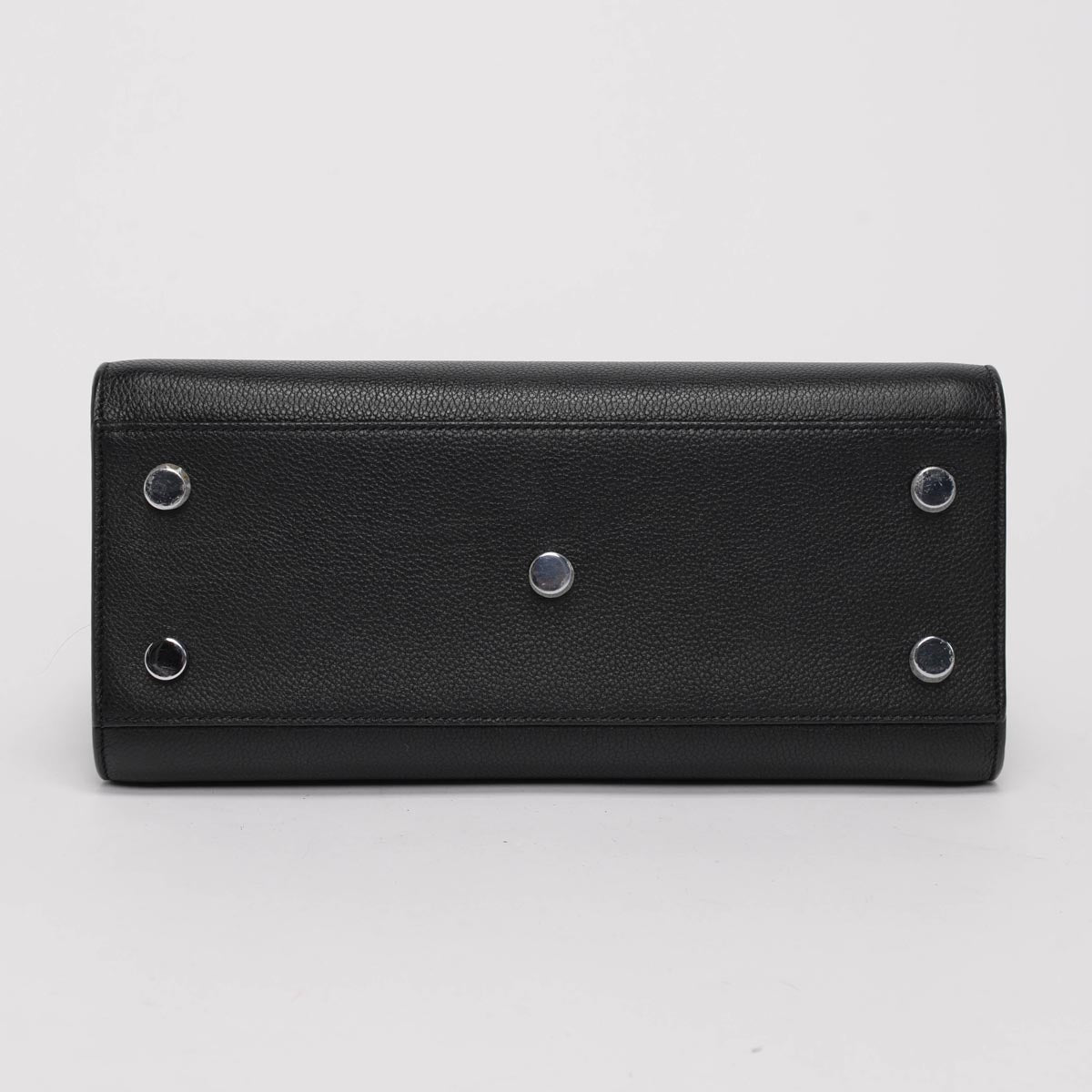 Saint Laurent Black Grained Calfskin Baby Sac de Jour Tote