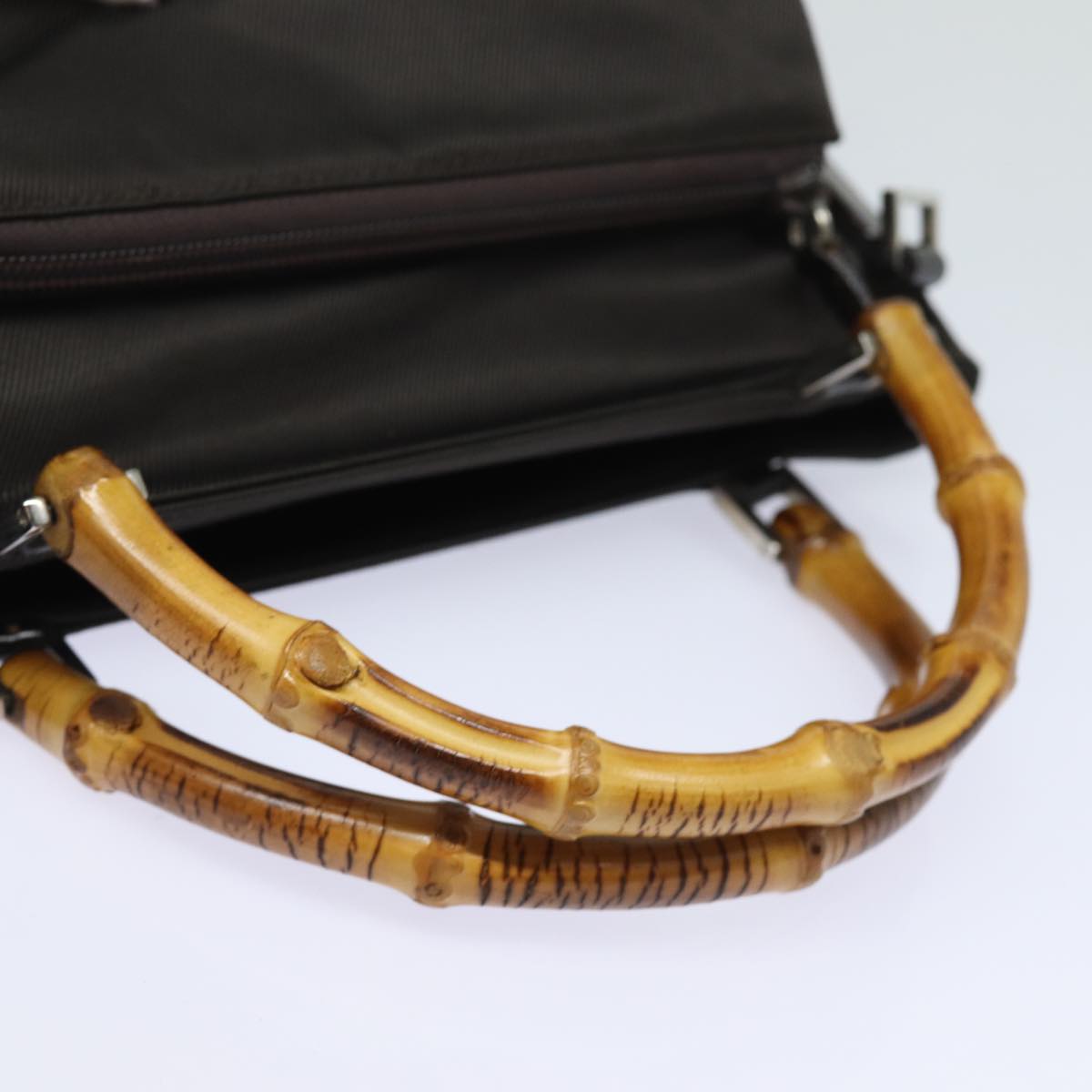 Gucci Bamboo Black Synthetic Handbag