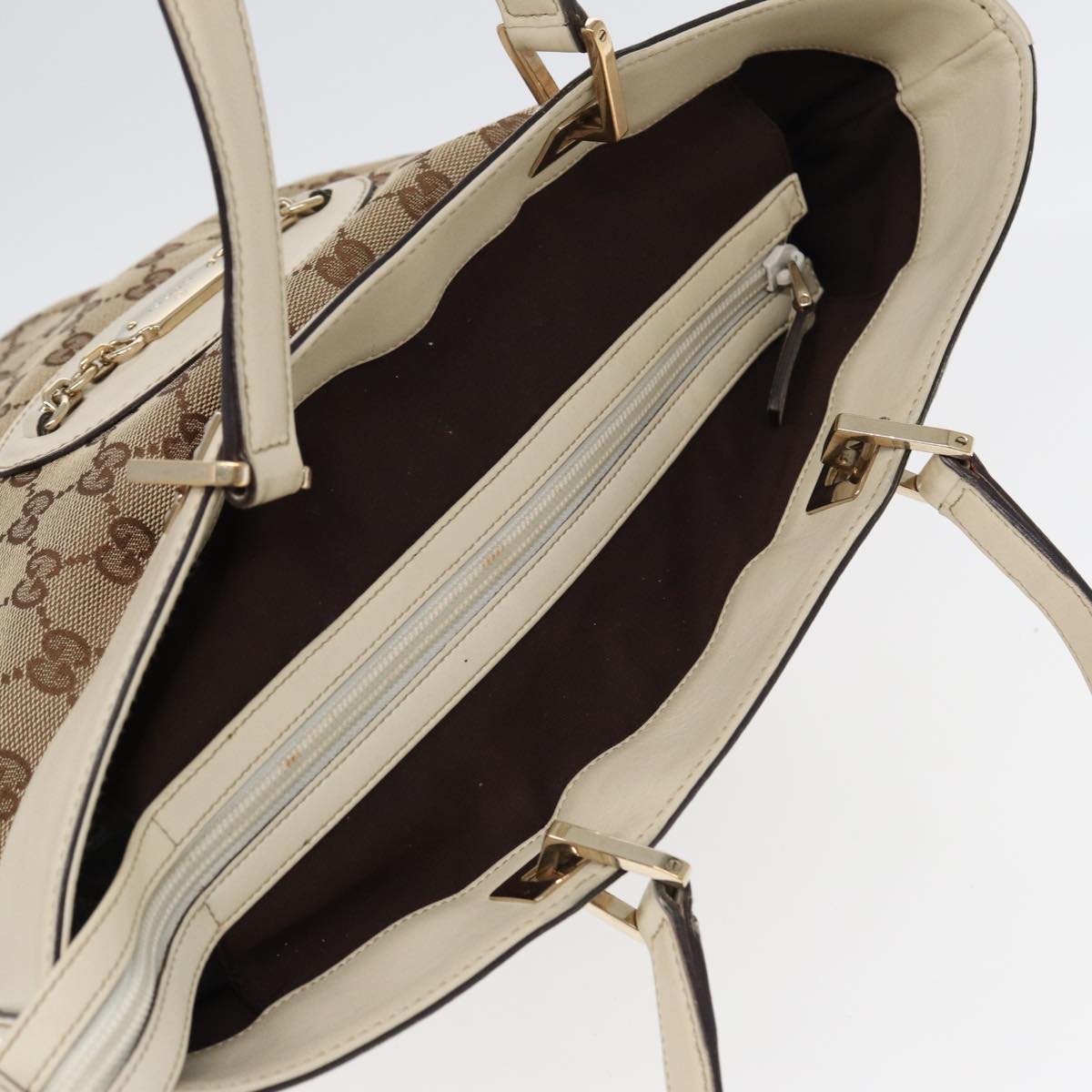 Gucci Gg Canvas Beige Canvas Tote Bag