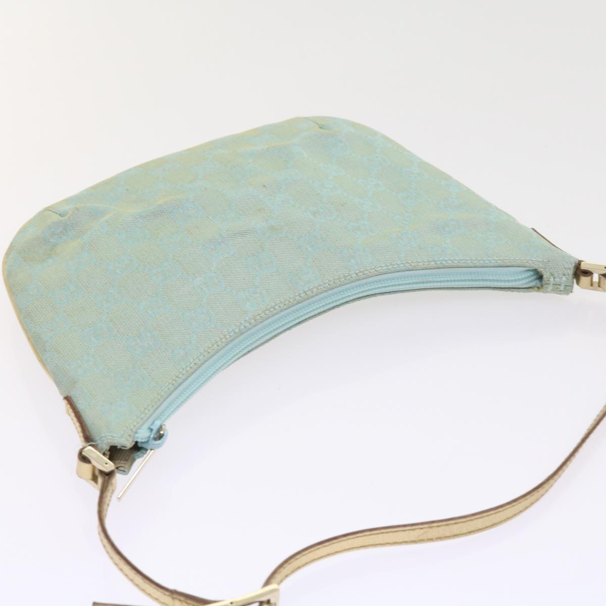 Gucci Gg Canvas Blue Canvas Clutch Bag