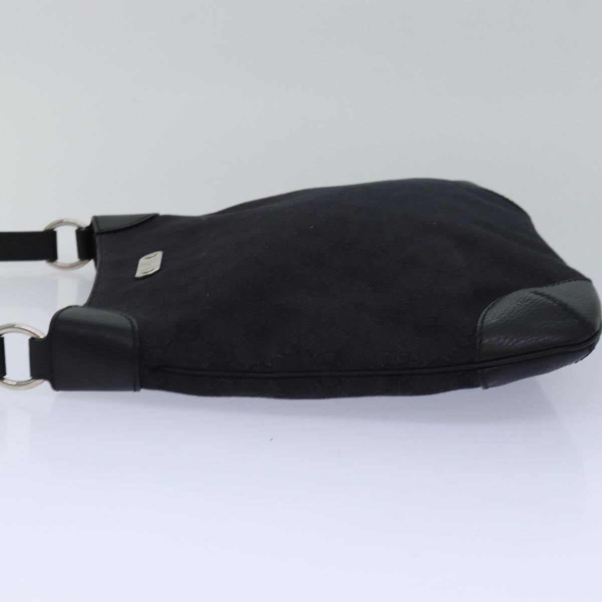 Gucci Gg Canvas Black Canvas Shoulder Bag