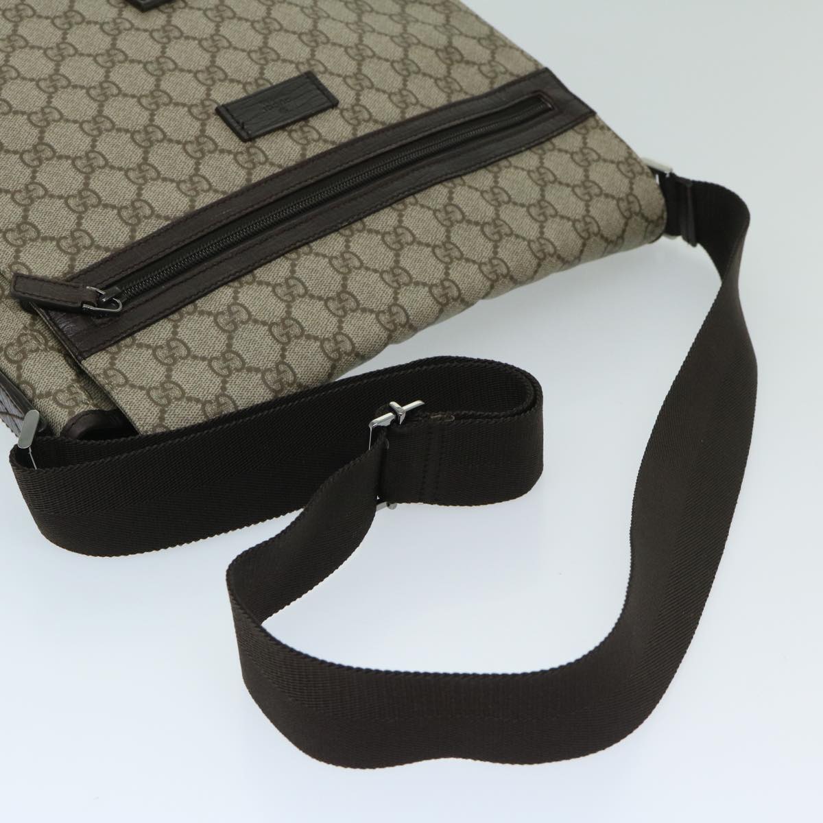 Gucci Gg Supreme Beige Canvas Shoulder Bag