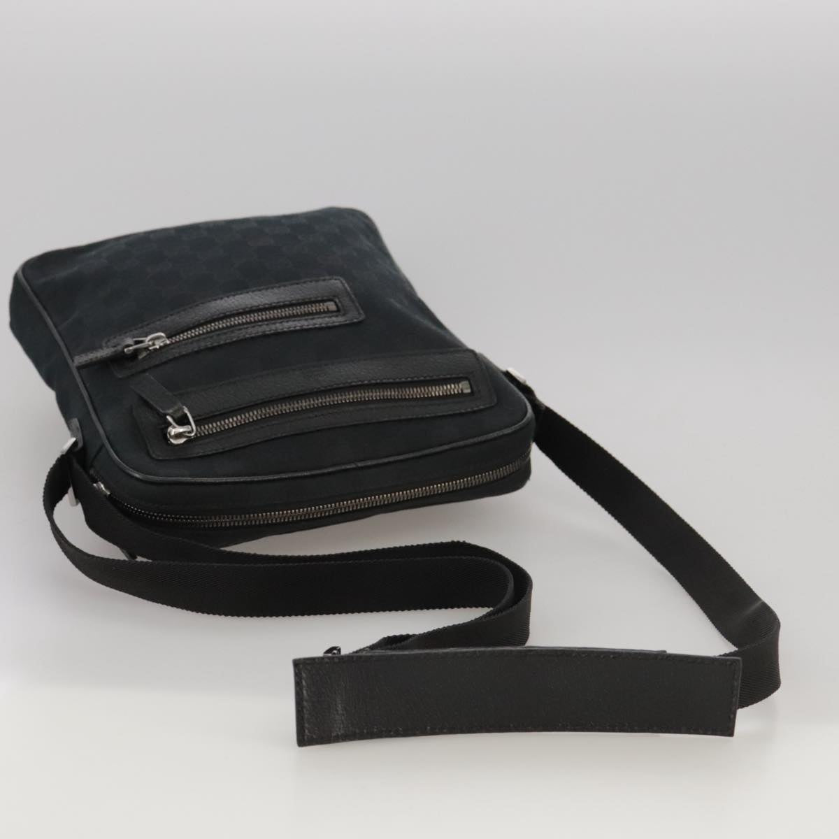 Gucci Black Canvas Shoulder Bag