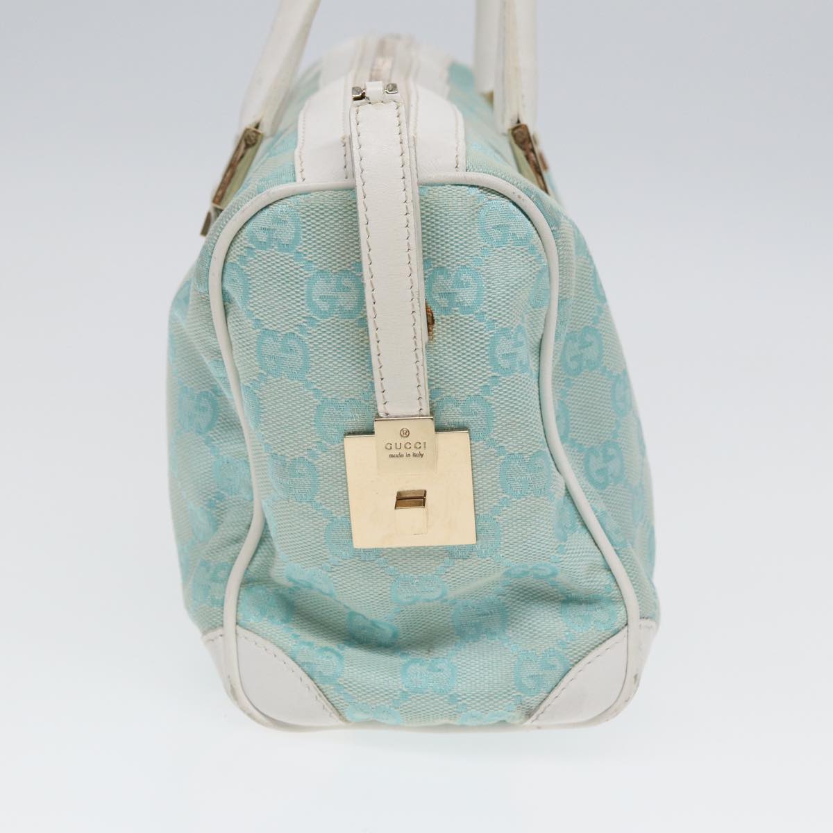 Gucci Gg Canvas Blue Canvas Handbag