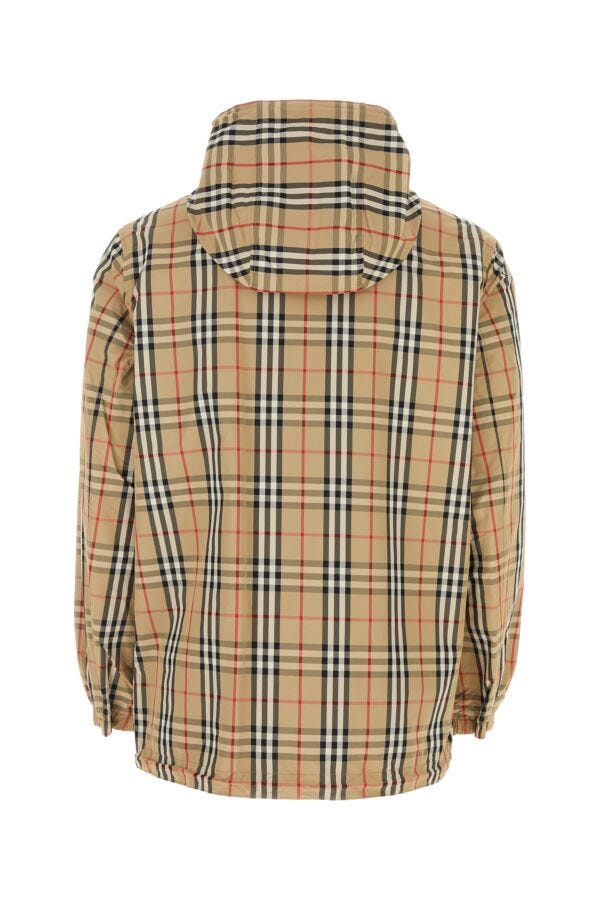 Burberry Man Embroidered Nylon Reversible Windbreaker