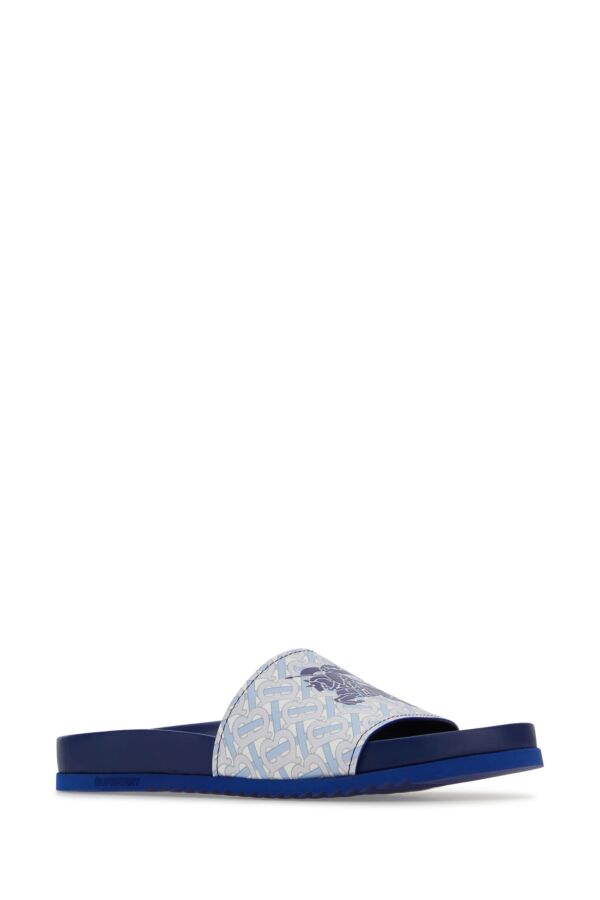 Burberry Man Printed Leather Slippers