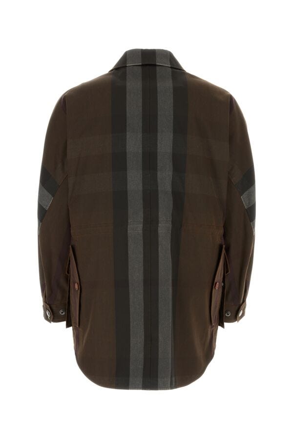 Burberry Man Embroidered Polyester Blend Jacket