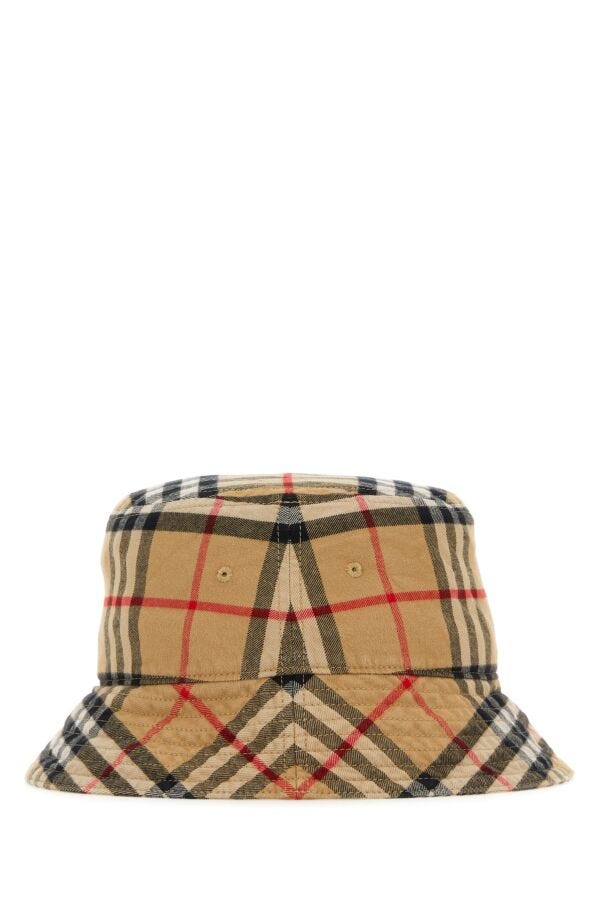 Burberry Man Embroidered Cotton Bucket Hat