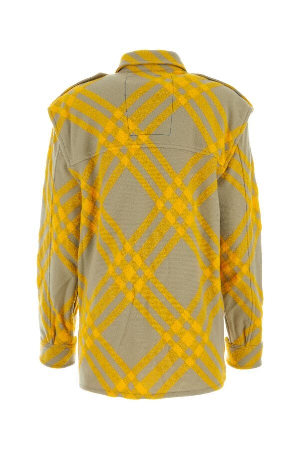 Burberry Woman Embroidered Wool Blend Shirt