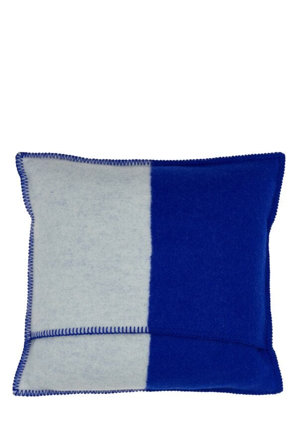 Burberry Woman Two-Tone Wool Pillow