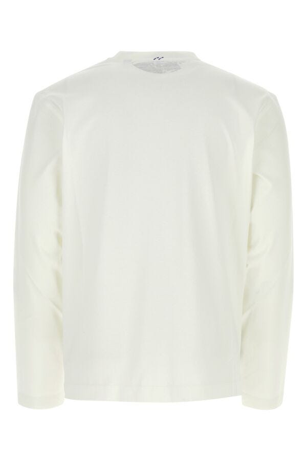 Burberry Man White Cotton T-Shirt