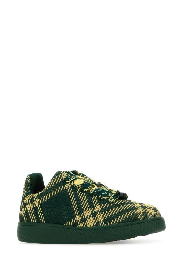 Burberry Man Embroidered Fabric Box Sneakers