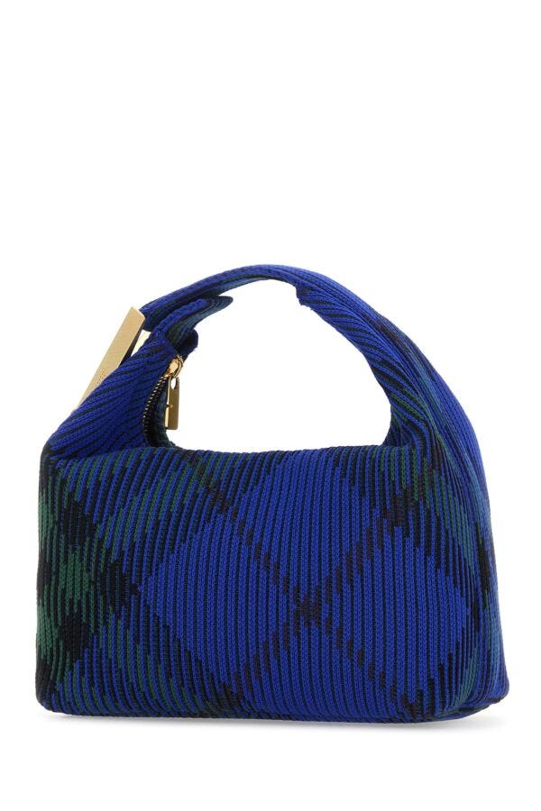Burberry Woman Embroidered Nylon Mini Peg HandBag