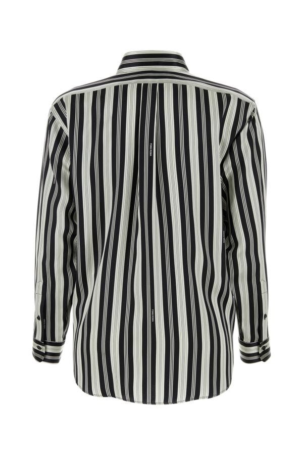 Fendi Woman Printed Satin Fendi X Stefano Pilati Shirt
