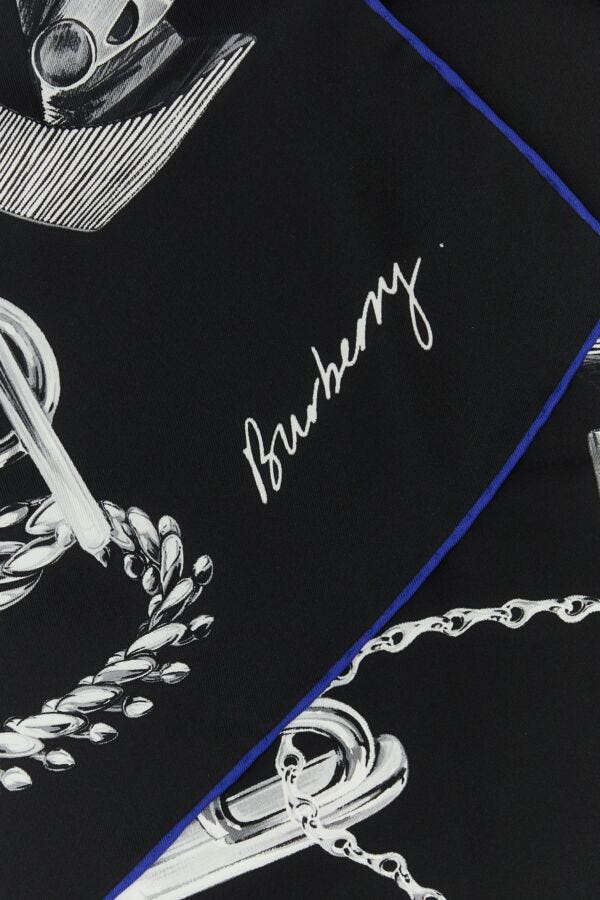 Burberry Woman Printed Silk Foulard