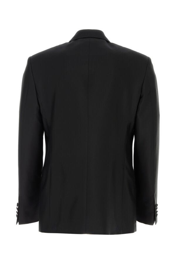 Burberry Man Black Wool Blend Blazer