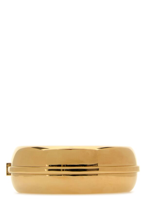 Fendi Woman Gold Metal Fendigraphy Bracelet