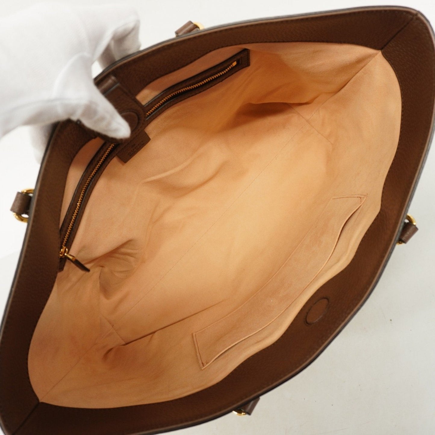 Gucci Brown Pvc Tote Bag
