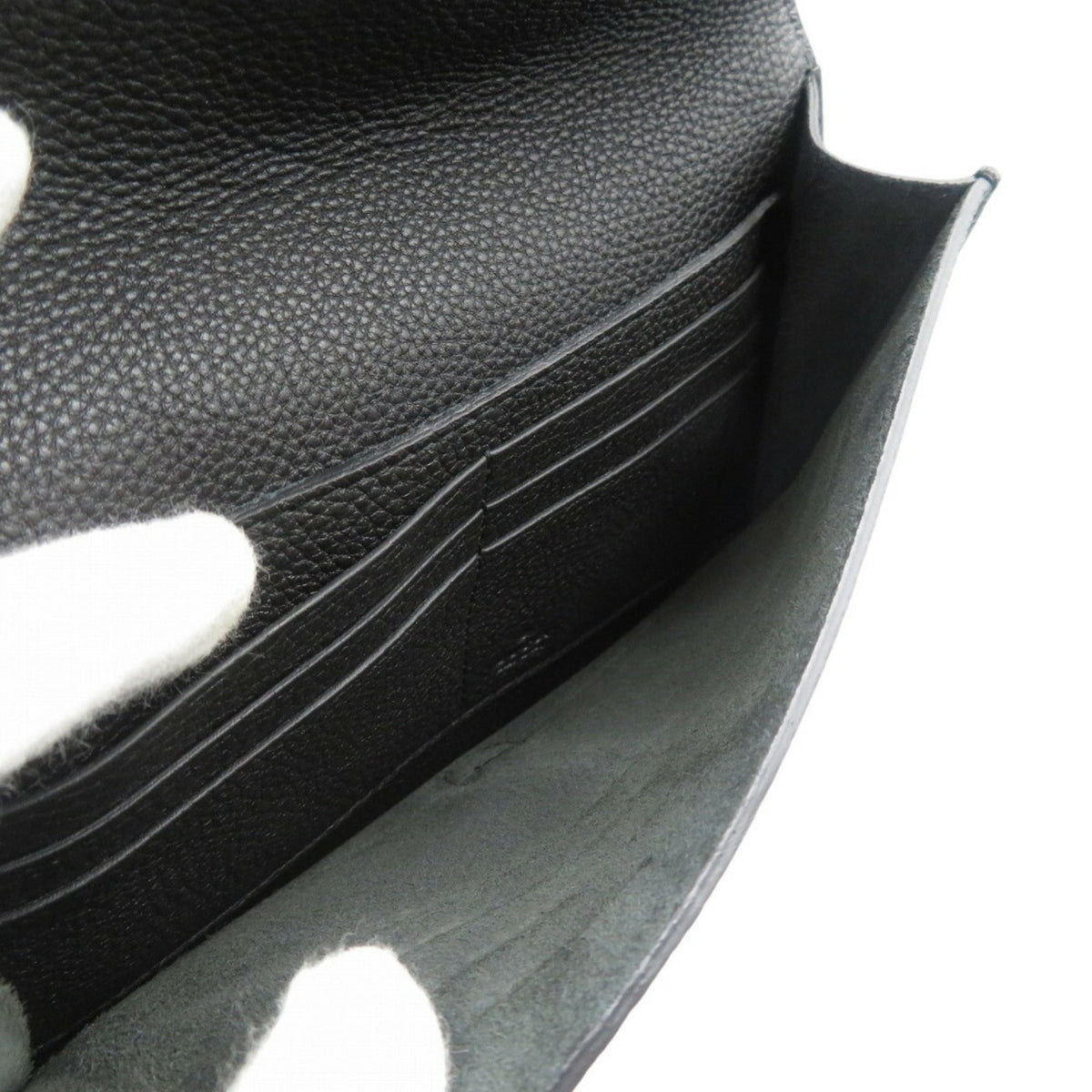 Gucci Black Leather Clutch Bag Pouch