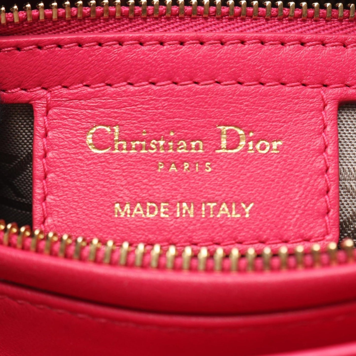 Christian Dior Pink Leather Handbag ()