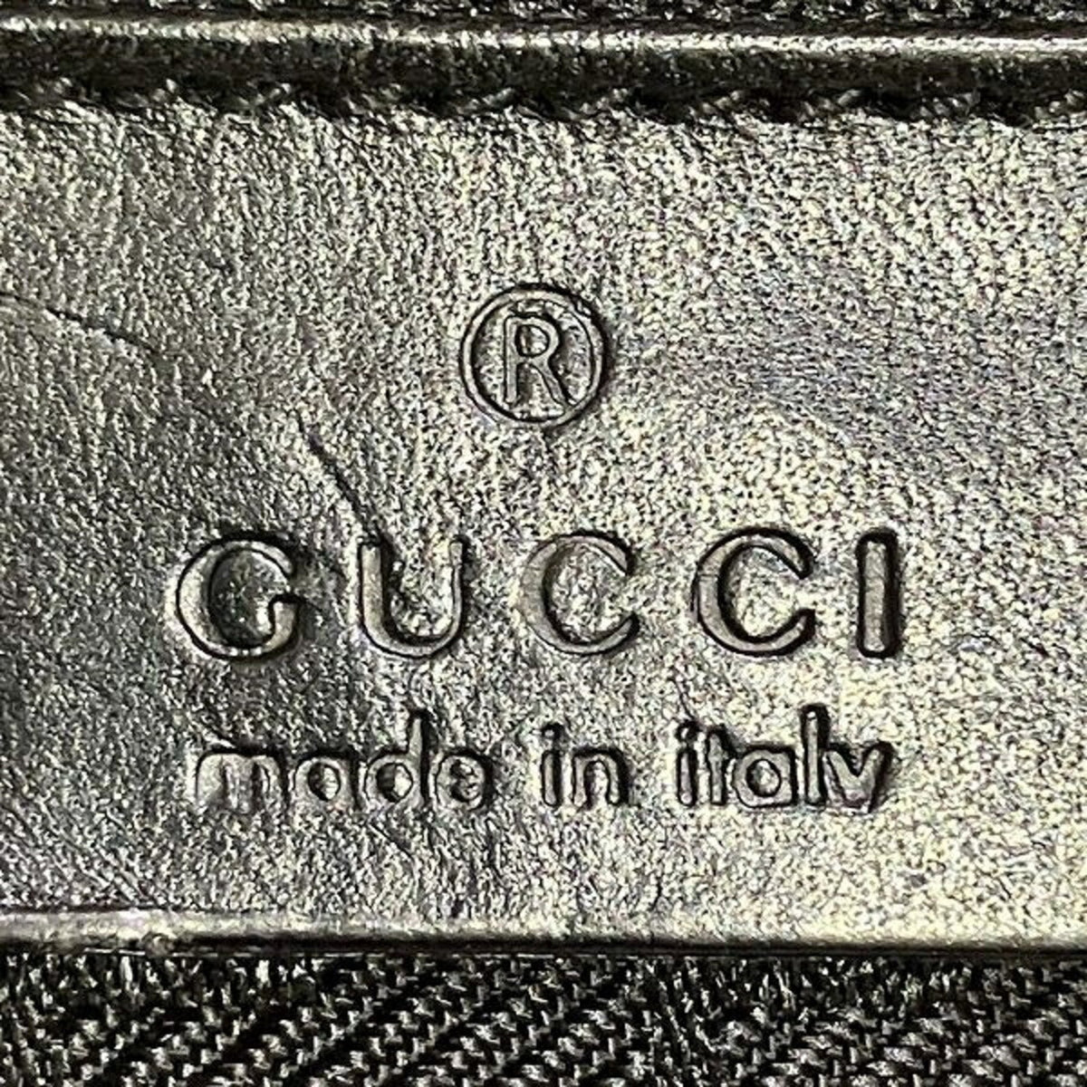 Gucci Black Nylon Leather Shoulder Bag