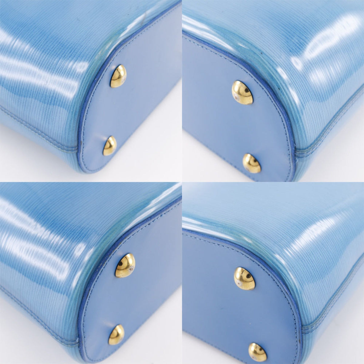 LOUIS VUITTON Mini Lagoon Bay Handbag Epiplage M92472 Pile Light Blue CA0013 Ladies