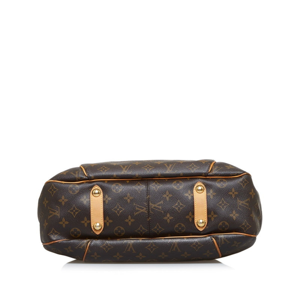 LOUIS VUITTON Monogram Galliera PM Shoulder Bag M56382 Brown PVC Leather Ladies