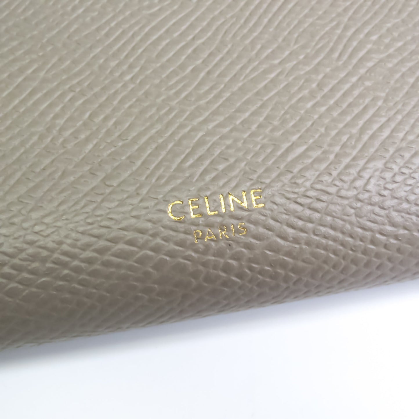 Celine Women's Leather Long Wallet (bi-fold) Gray