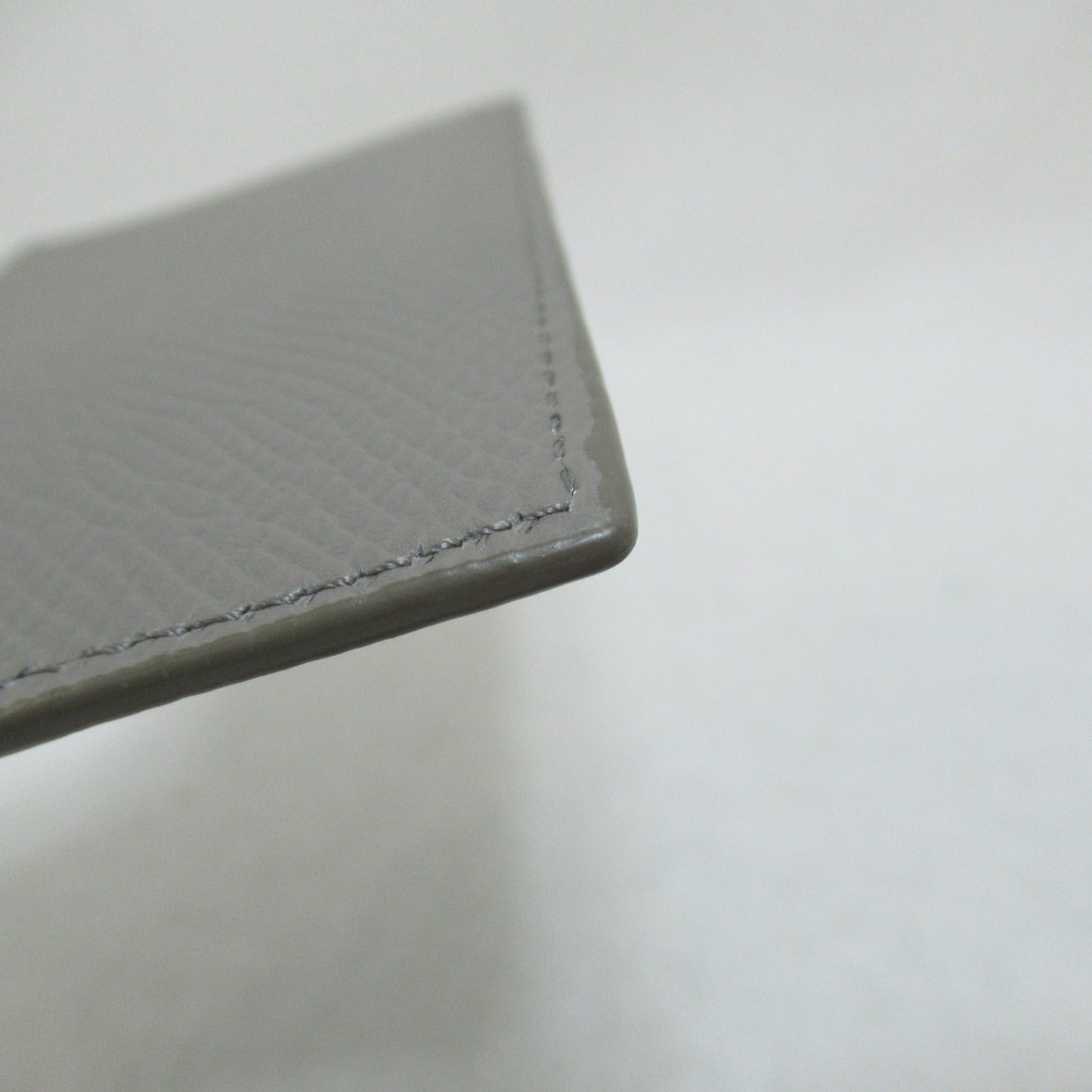Celine Card Case Gray Gurege leather