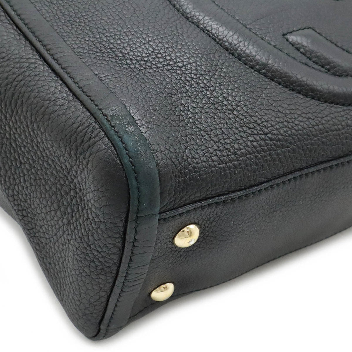 Gucci Soho Black Leather Handbag Tote Bag