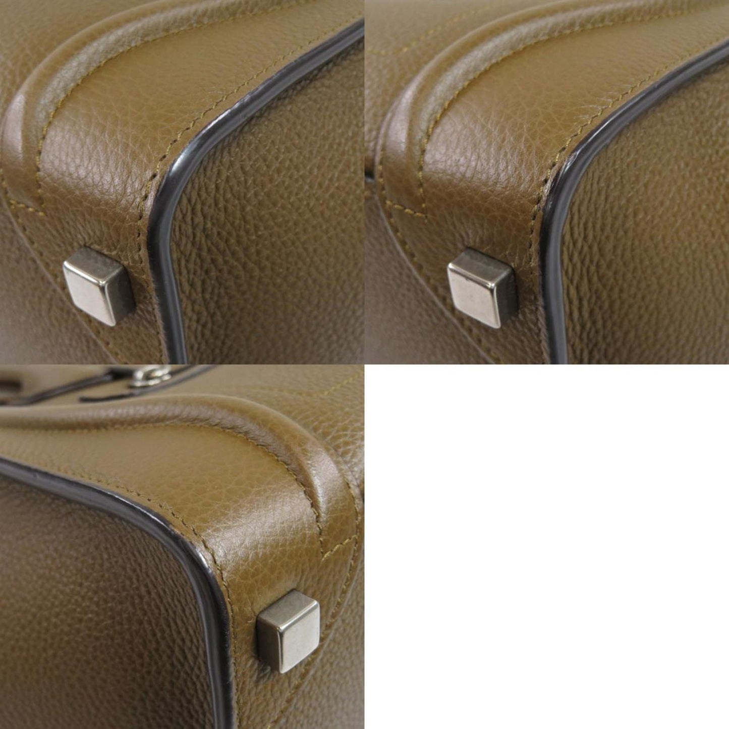 Celine Luggage Micro Handbag Calf Ladies