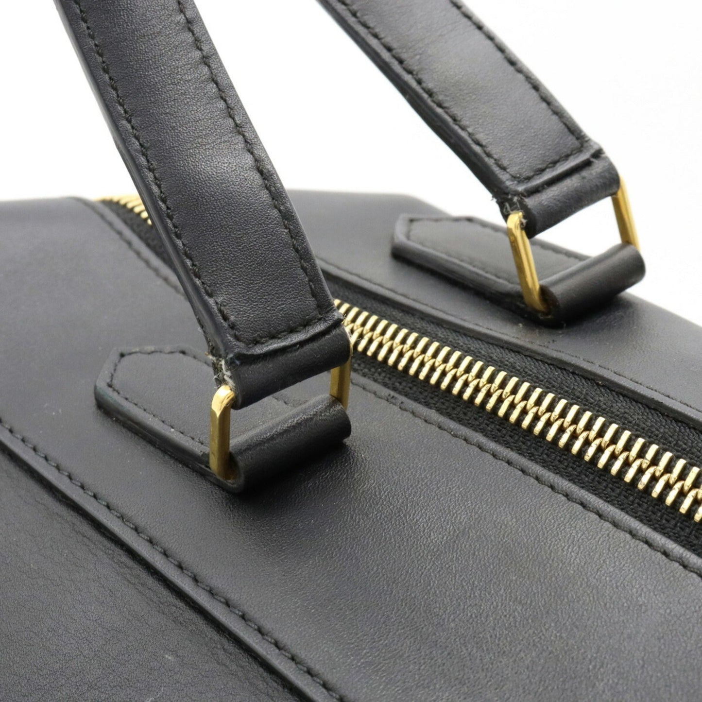 Celine Ring Bag Small Handbag Leather Black 176206