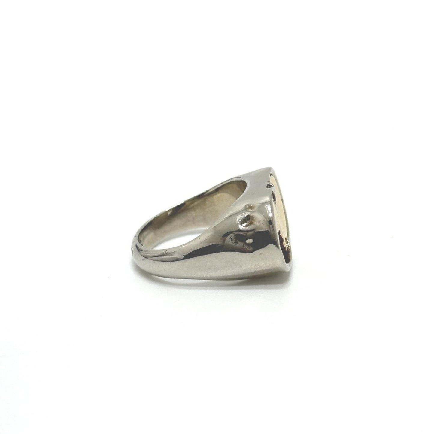 Christian Dior Silver Metal Band Ring ()