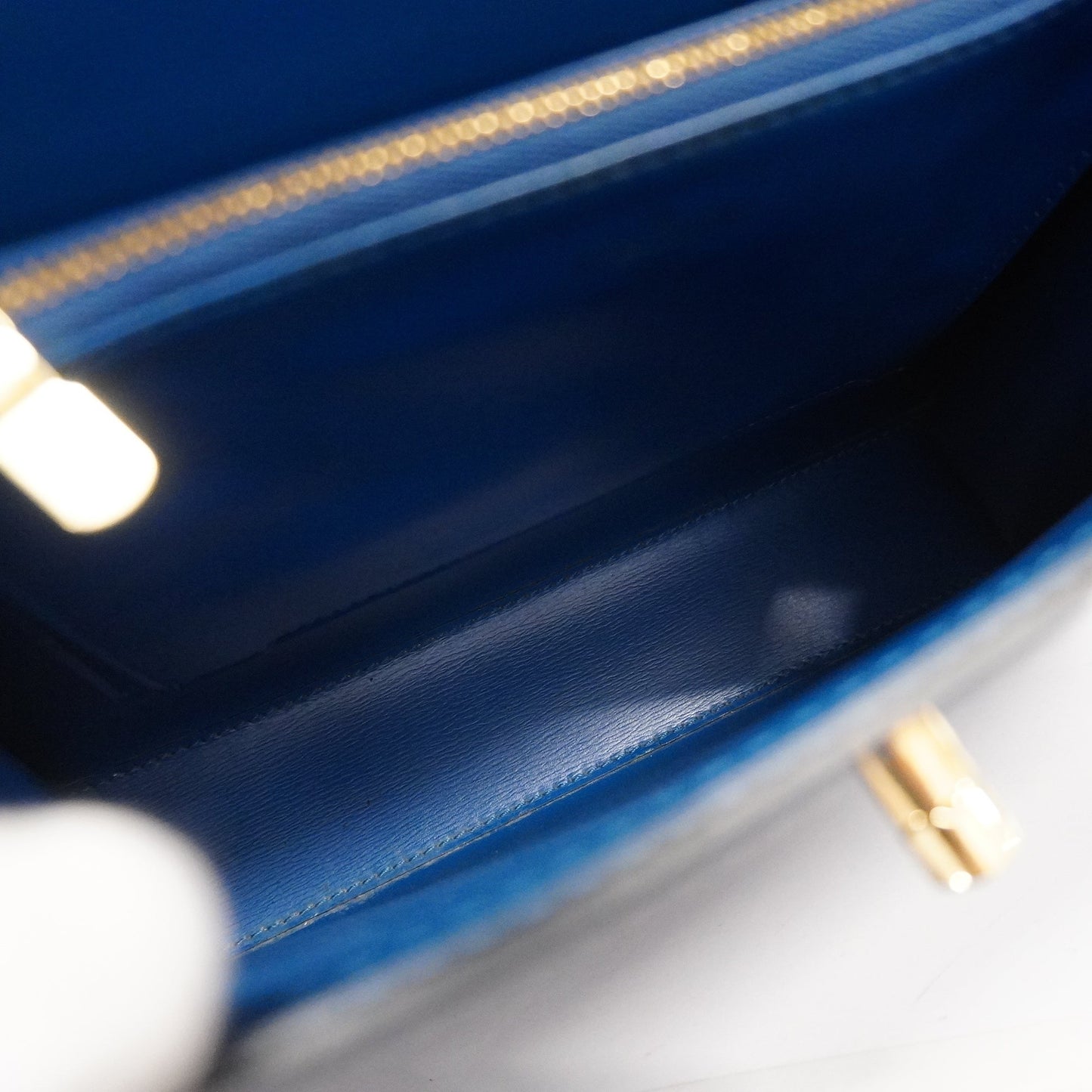 Louis VuittonAuth Epi Marzelb Malesherbes M52375 Women's Handbag Toledo Blue