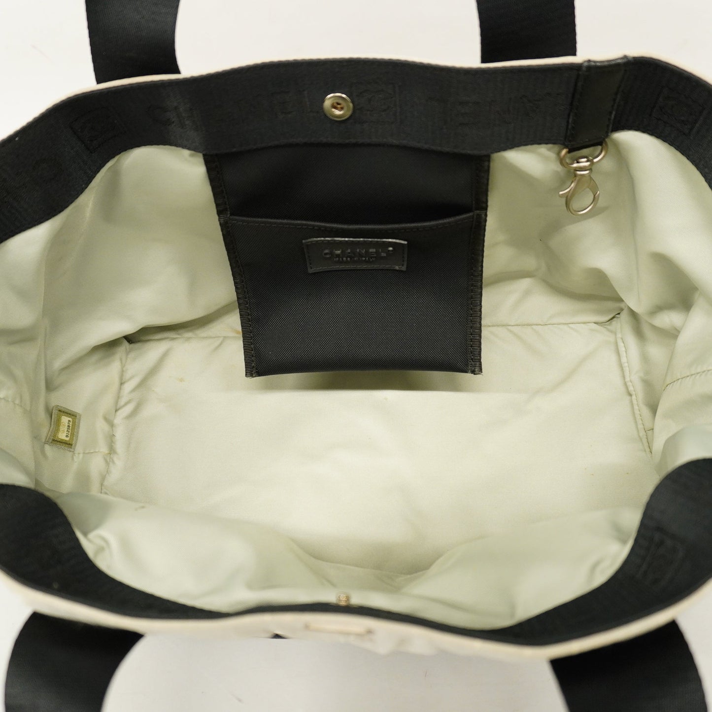 CHANEL Sport Tote Bag Nylon Tote Bag Black,Gray