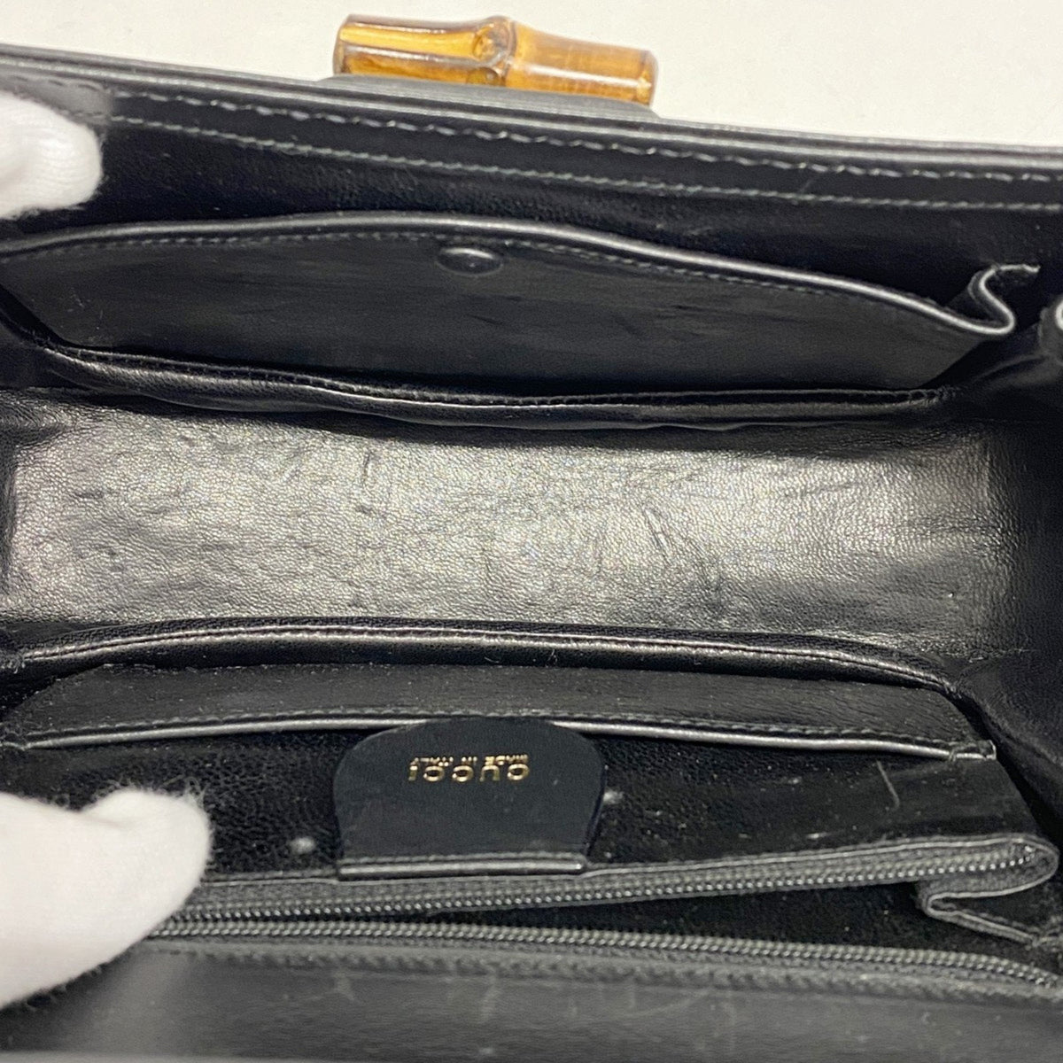 Gucci Black Leather Handbag