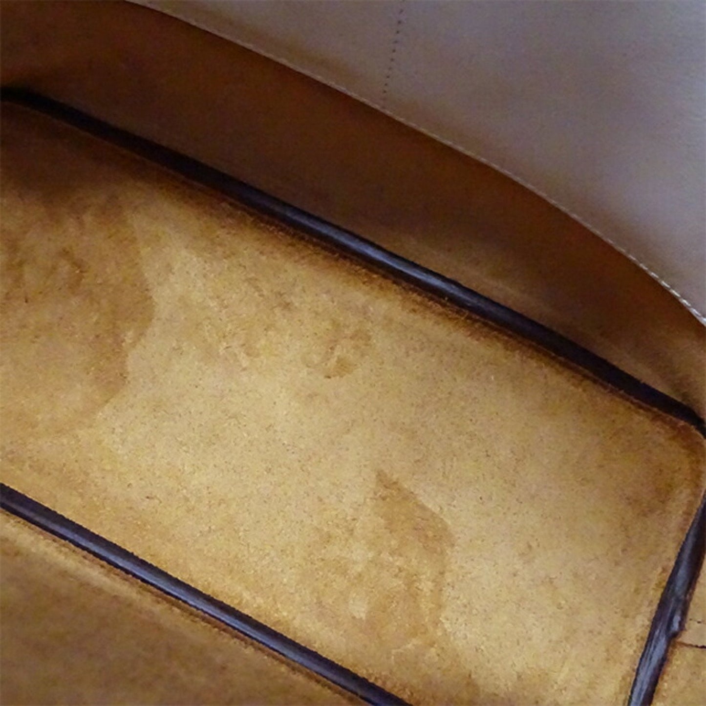 Celine Bag Ladies Handbag Shoulder 2way Leather Soft Cube Camel White