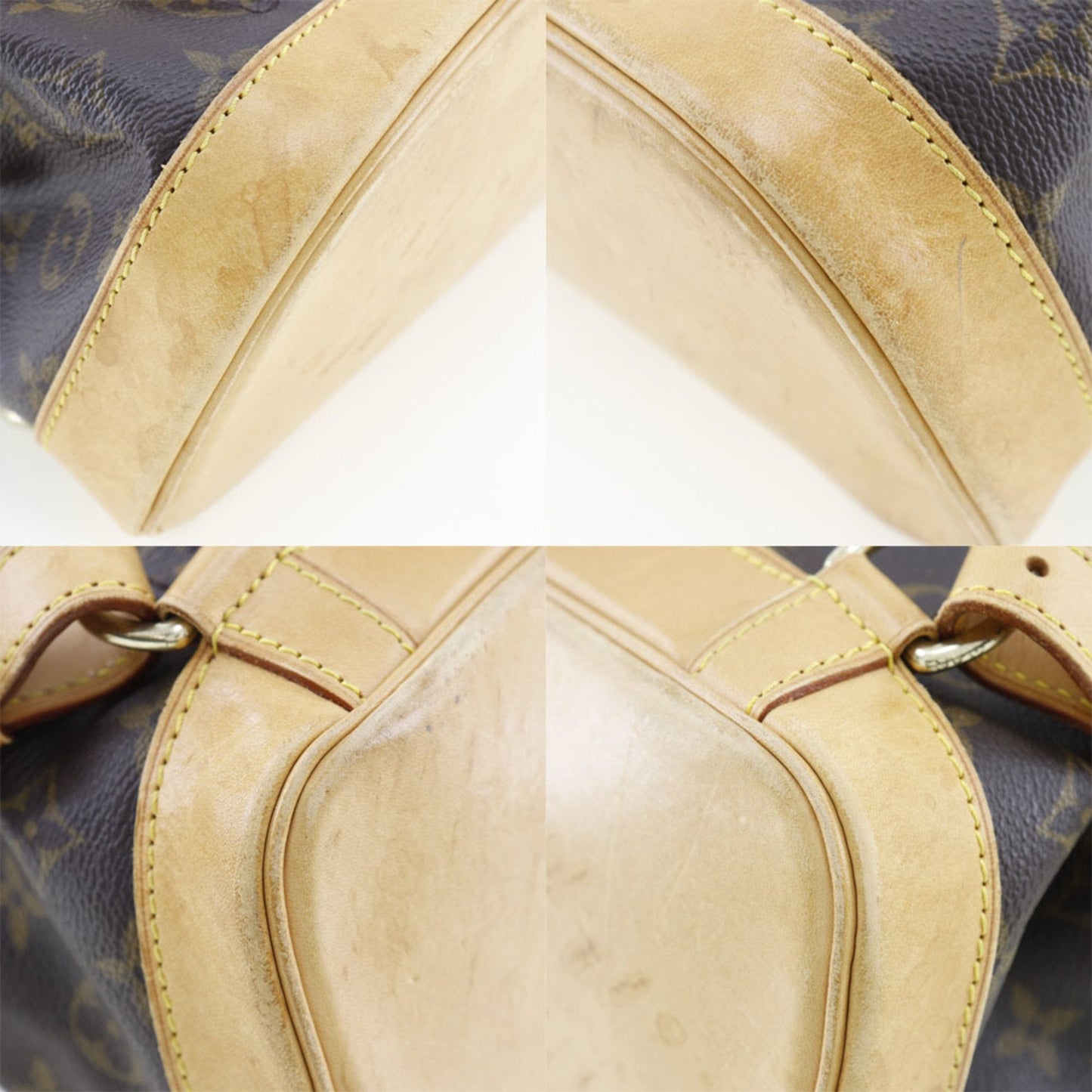 LOUIS VUITTON Montsouris MM rucksack daypack * junk M51136 monogram canvas brown SP0967 ladies