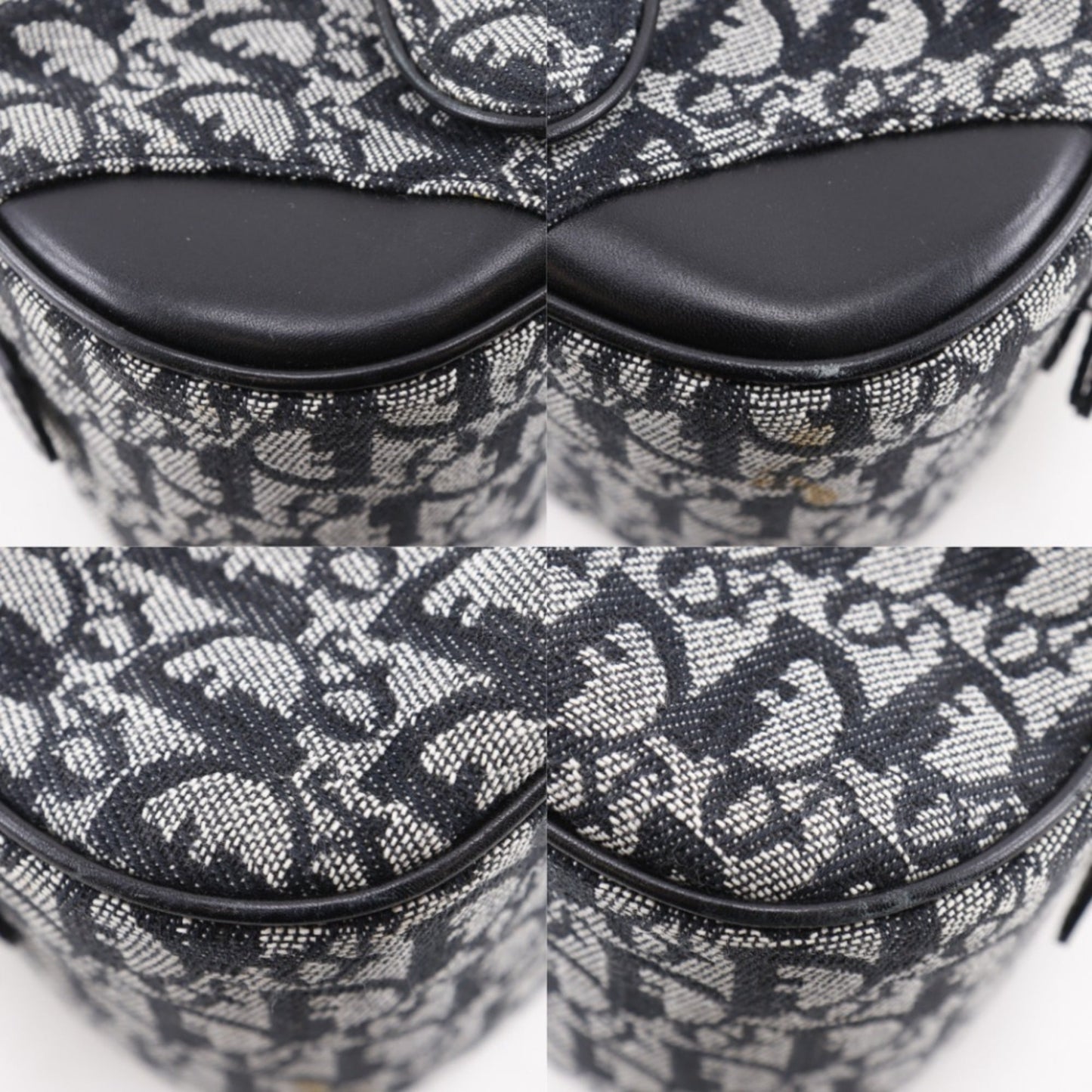 Christian Dior Trotter Navy Trotter Handbag Saddle Bag ()