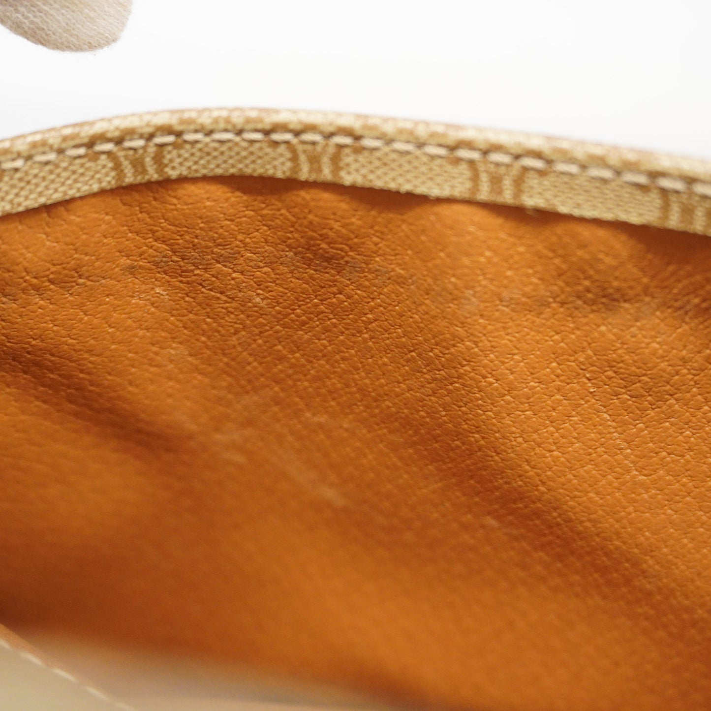 Celine Macadam Shoulder Bag Women's PVC,Leather Shoulder Bag Beige