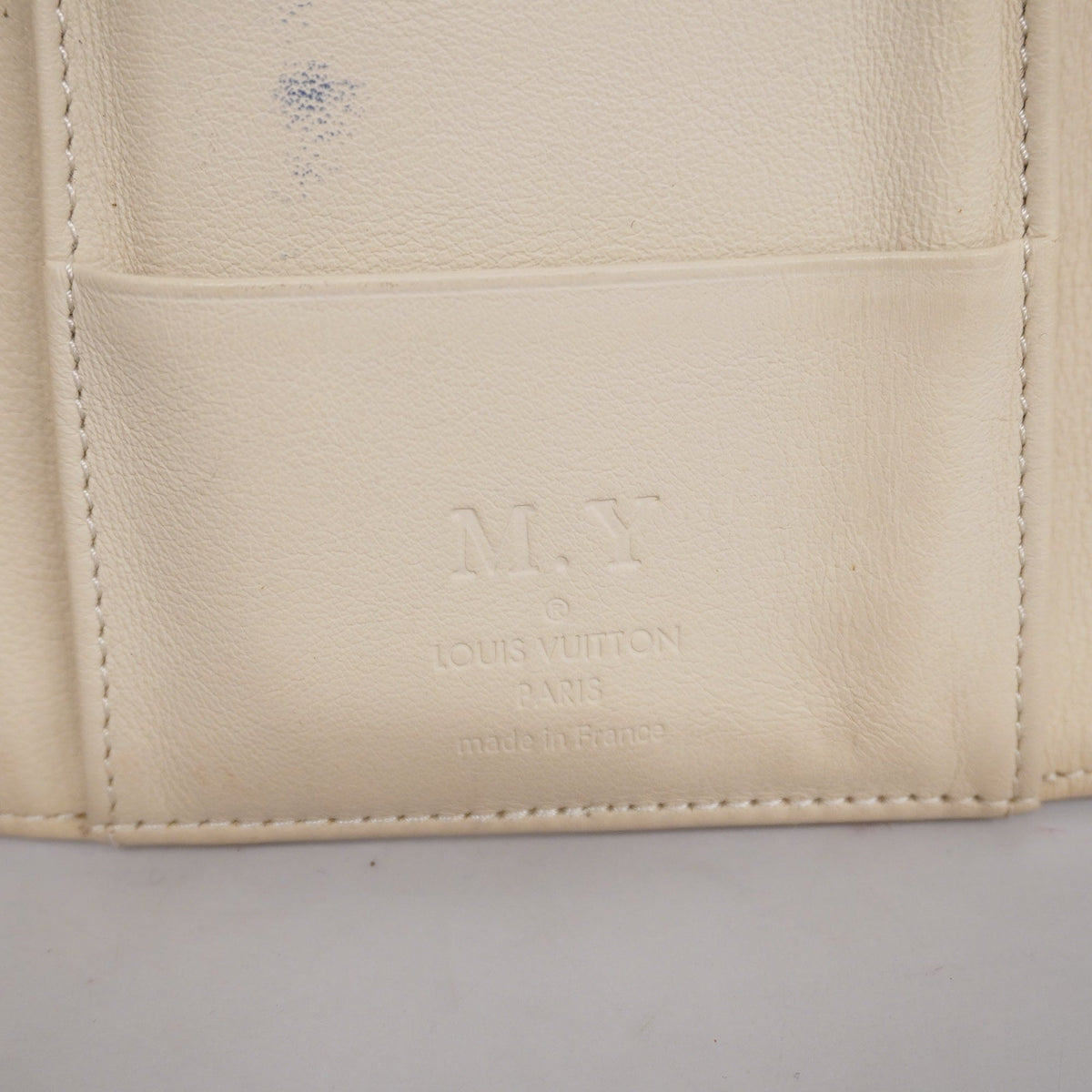 Louis VuittonAuth Mahina Portefeuilles Amelia M58156 Women's Long Wallet Blanc