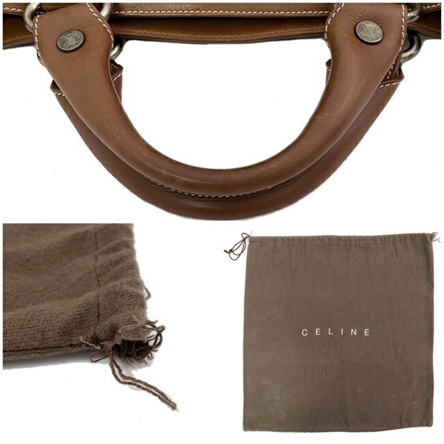 Celine Handbag Boogie Bag Brown 134023SOF Leather Celine Tote Mini Ladies